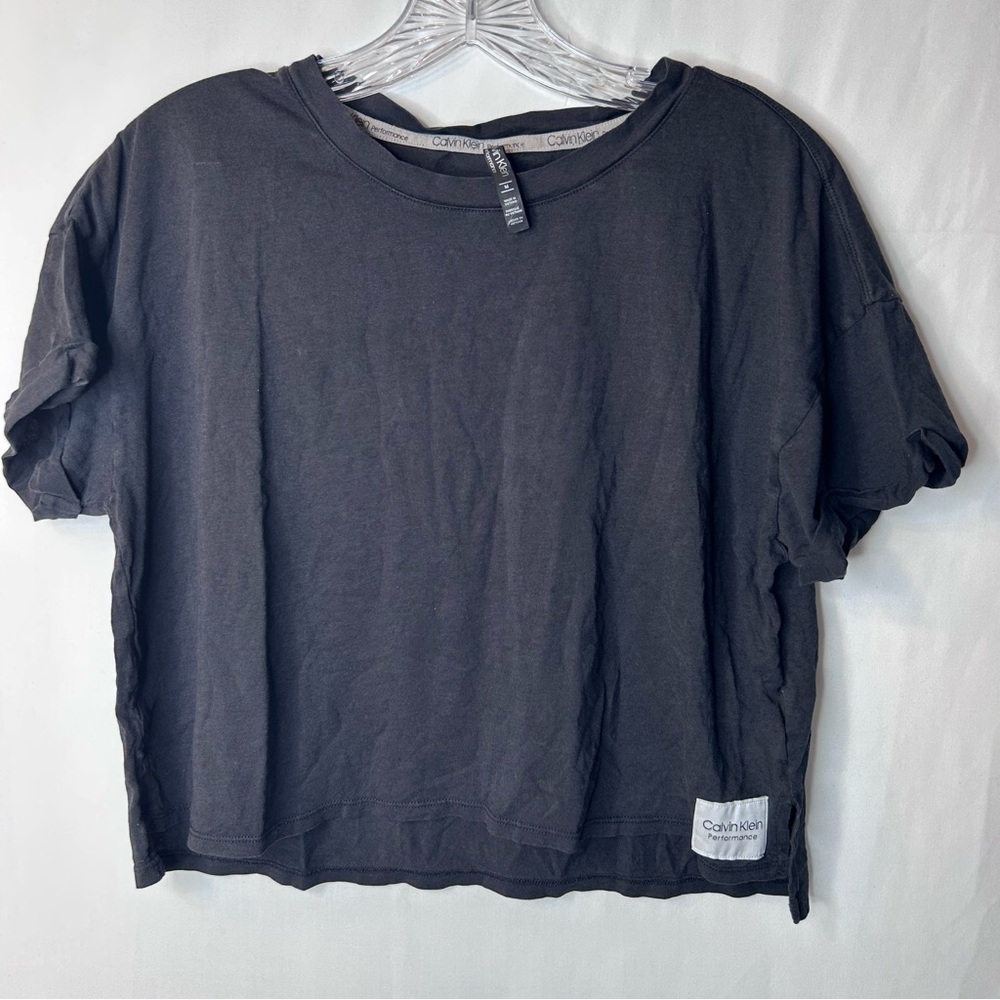 Calvin Klein Performance Women’s Black Short Sleeve Shirt Size M